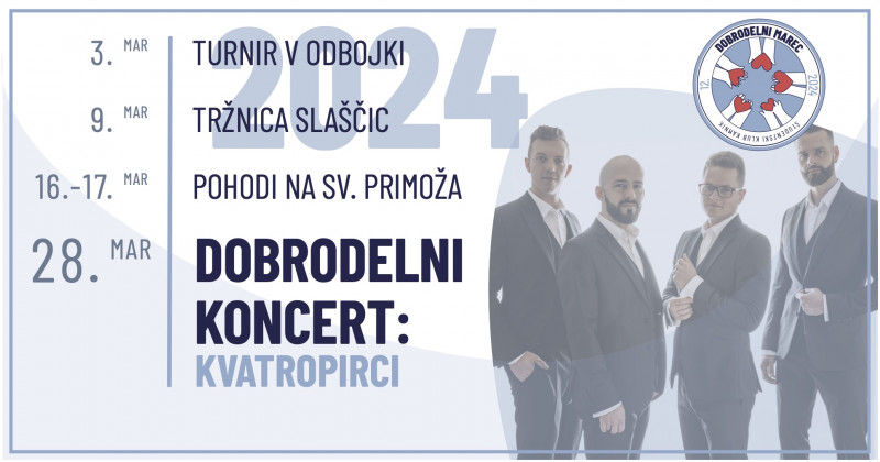 Kvatropirci: dobrodelni koncert DM 2024