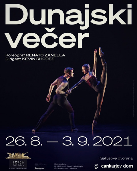 Vstopnice za SNG Opera in balet Ljubljana: Dunajski večer, balet v dveh dejanjih, 01.09.2021 ob 18:00 v Gallusova dvorana