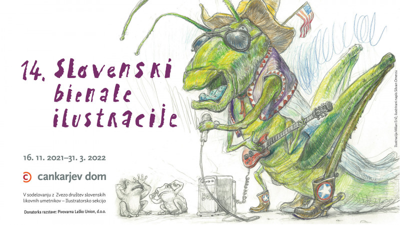 Tickets for 14. slovenski bienale ilustracij, 16.11.2021 um 10:00 at Galerija CD