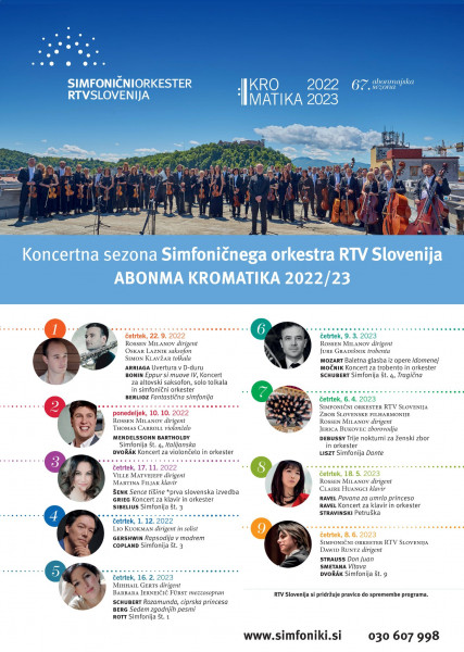 Tickets for Kromatika 2022 2023, 22.09.2022 um 19:30 at Gallusova dvorana