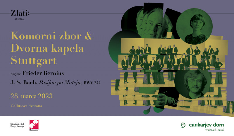 Tickets for Komorni zbor Stuttgart & Dvorna kapela Stuttgart, 28.03.2023 on the 20:00 at Gallusova dvorana