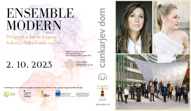 Tickets for Ensemble Modern, 02.10.2023 on the 19:30 at Gallusova dvorana