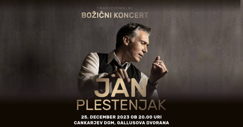 Biglietti per Božični večer: Jan Plestenjak, 25.12.2023 al 20:00 at Gallusova dvorana, Cankarjev dom