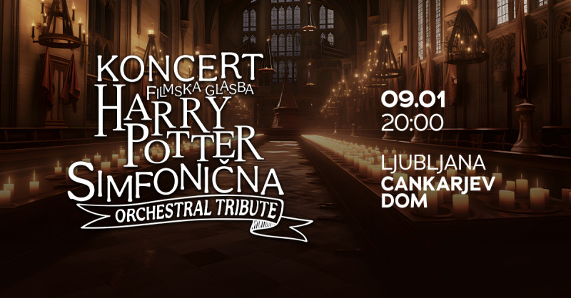 Tickets for Koncert filmske simfonične glasbe Harry Potter, Nacionalni akademski simfonični band Ukrajine, 09.01.2024 um 20:00 at Gallusova dvorana, Cankarjev dom