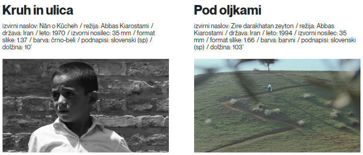 Kruh in ulica / Pod oljkami