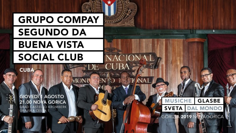 Biglietti per Grupo Compay Segundo Da Buena Vista Social Club, 01.08.2019 al 21:00 at Grad Kromberk