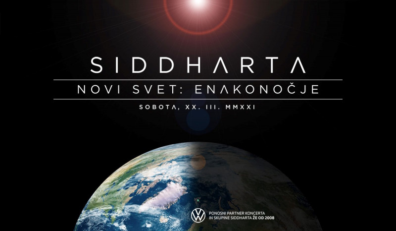 Tickets for SIDDHARTA - NOVI SVET: ENAKONOČJE - Spletni koncert, 20.03.2021 um 21:00 at Spletna predstava