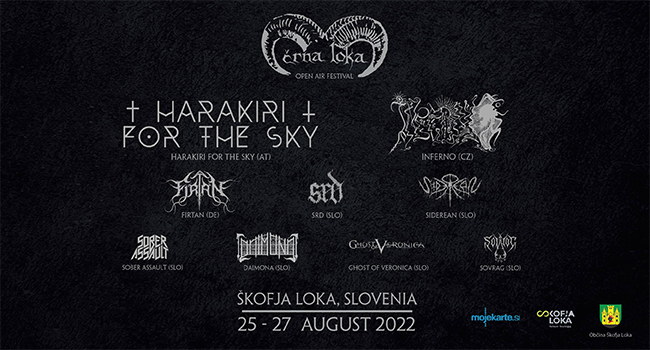 Tickets for Črna Loka Metal Festival 2022: FESTIVALSKA VSTOPNICA, 25.08.2022 on the 12:00 at Škofja Loka