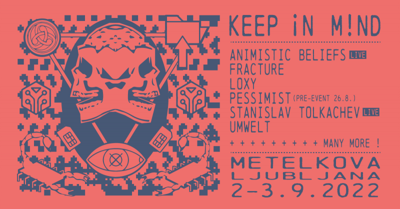 Tickets for Keep In Mind 2022, 02.09.2022 on the 18:00 at Metelkova Mesto - različne lokacije, Ljubljana