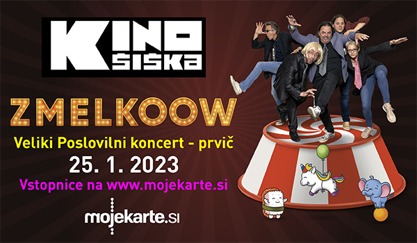 Biglietti per ZMELKOOW - Veliki poslovilni koncert - prvič!, 25.01.2023 al 21:00 at CUK Kino Šiška, Ljubljana