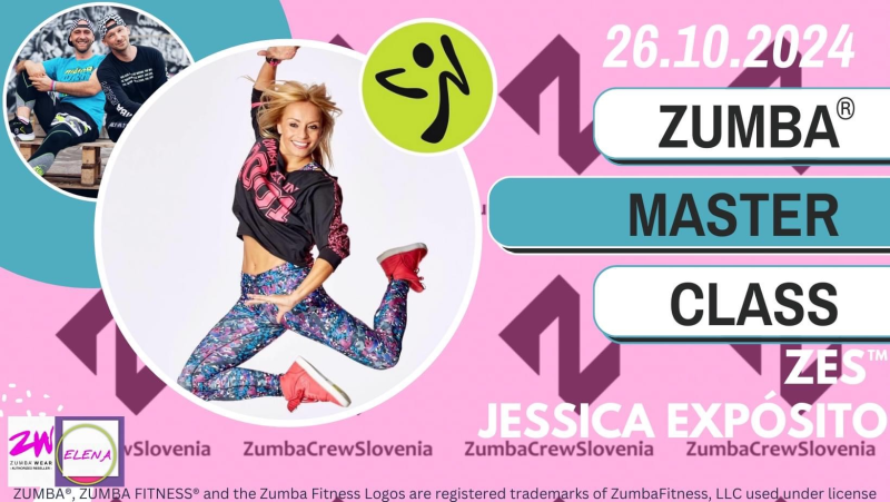 ZUMBA® MASTER CLASS with ZES™ JESSICA EXPÓSITO & + slovenian ZIN™ members