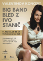Valentinov koncert Big Banda Bled z Ivo Stanič