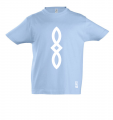 Otroška majica Expano - nebesno modra