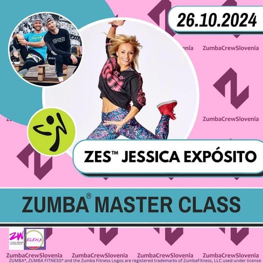 ZUMBA® MASTER CLASS with ZES™ JESSICA EXPÓSITO & + slovenian ZIN™ members