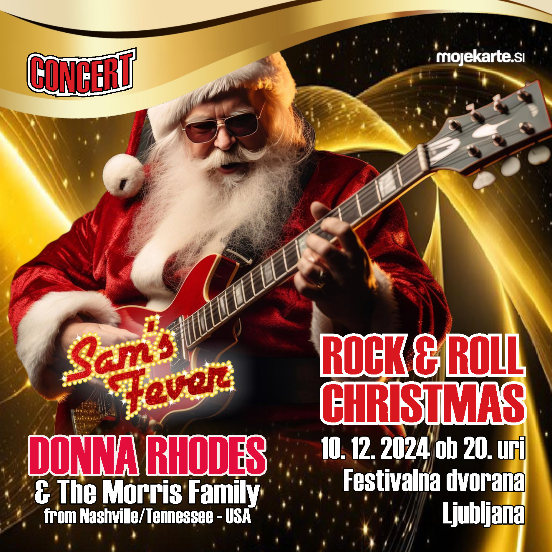 ROCK & ROLL CHRISTMAS: Donna Rhodes & The Morris Family 