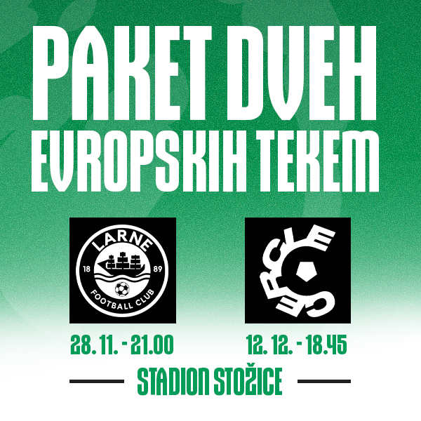 Paket dveh evropskih tekem UECL - League Phase