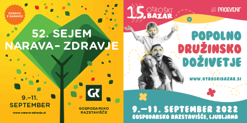 Tickets for Sejem Narava-zdravje in Otroški bazar, 09.09.2022 um 08:00 at Gospodarsko razstavišče