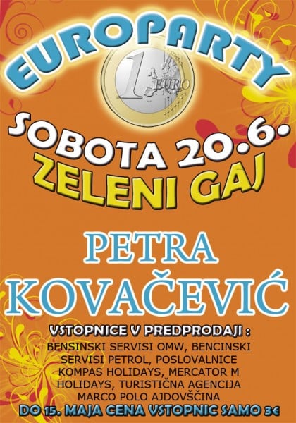 EUROPARTY & PETRA KOVAČEVIĆ 