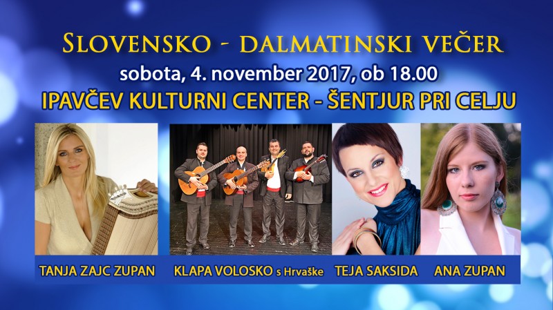 Koncert SLOVENSKO-DALMATINSKI VEČER
