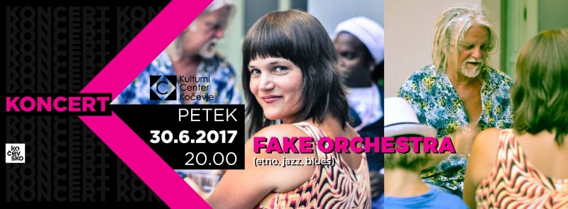 Fake orchestra koncert, letni vrt Kck