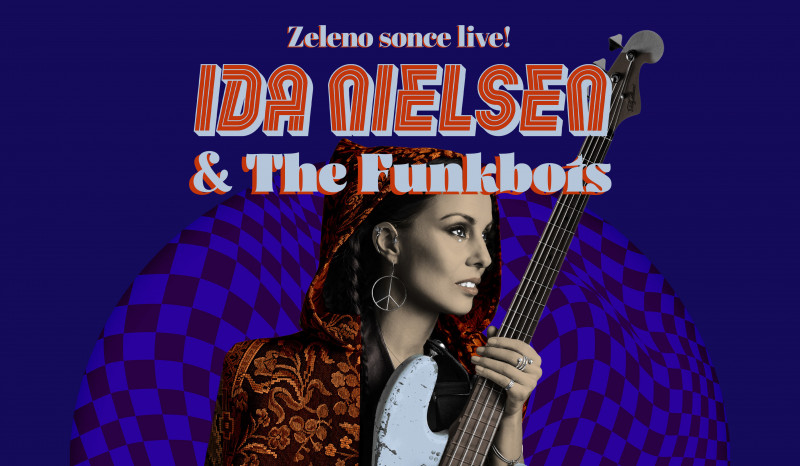 Vstopnice za Zeleno sonce live: IDA NIELSEN & THE FUNKBOTS, 19.10.2023 ob 20:00 v Gala Hala, Metelkova (Ljubljana)