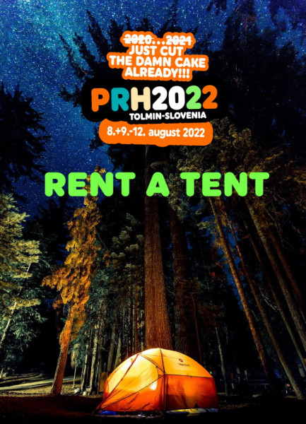 Tickets for Rent-a-tent for 3 PERSONS, 09.08.2022 on the 00:00 at Sotočje, Tolmin