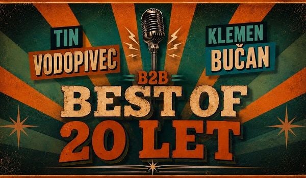 Standup v Radovljici: TIN VODOPIVEC IN KLEMEN BUČAN: BEST OF 20 LET!