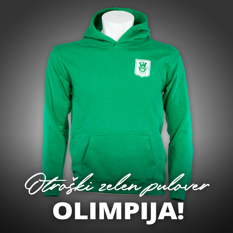 Green sweater OLIMPIJA - kids