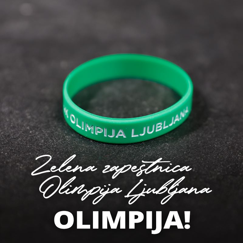 Green bracelet Olimpija Ljubljana