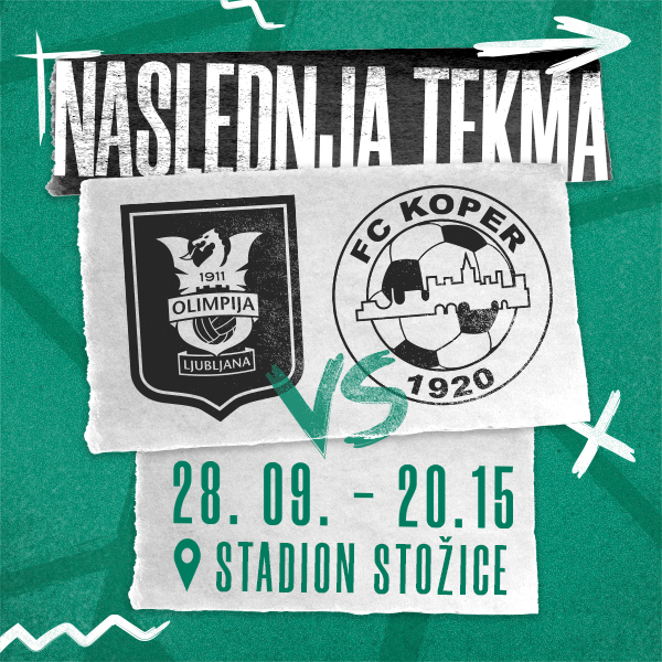 Vstopnice za NK Olimpija Ljubljana : FC Koper, 28.09.2023 ob 20:15 v Stadion Stožice