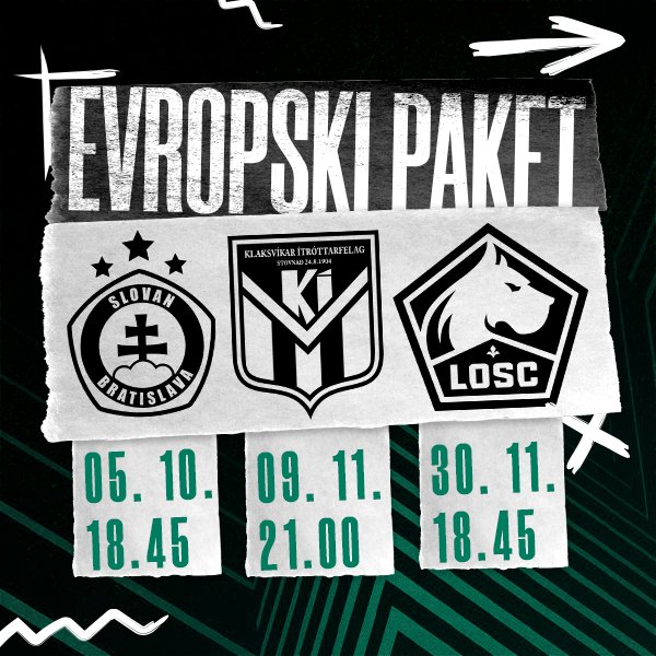 Tickets for Paket skupinskega dela UECL, 05.10.2023 on the 18:45 at Stadion Stožice