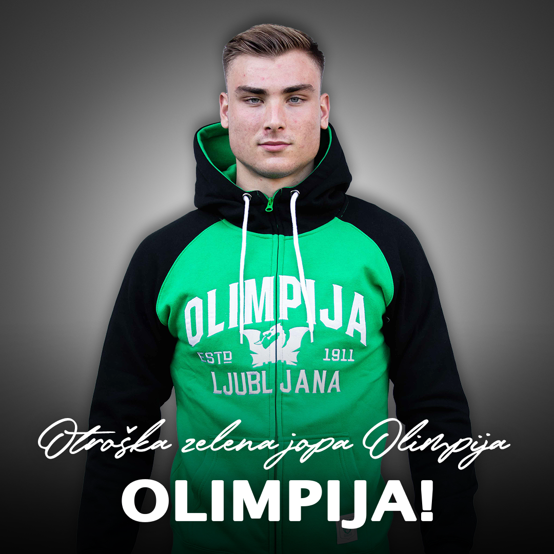 Green jacket Olimpija - kids