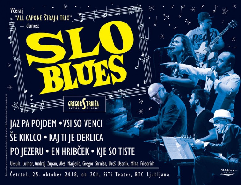 Vstopnice za SLO-blues, 25.10.2018 ob 20:00 v SiTi Teater BTC