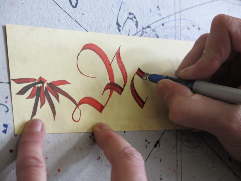 Tečaj kaligrafije; Tečaj lepopisja v štirih delih